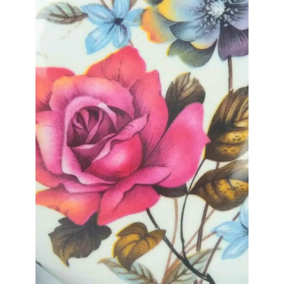 Vintage Princess House Pomander England Potpourri Sachet Holder Porcelain Floral - Picture 4 of 7